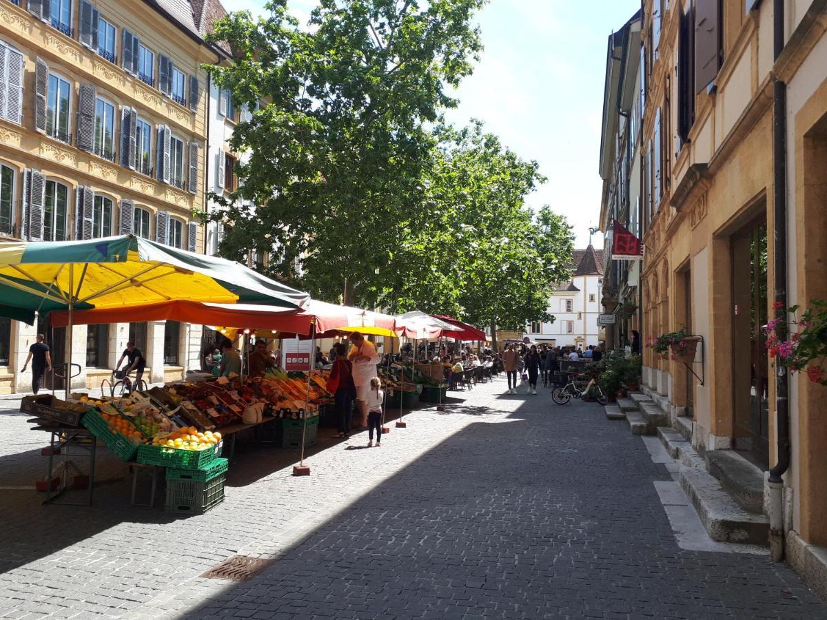 La Crique De L'Evole Appartement Neuchâtel Buitenkant foto